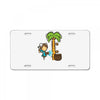 part time job   coconut farm License Plate