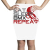 eat sleep bmx repeat Pencil Skirts