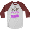 Great Moms Get Promoted to Nana 3/4 Sleeve Shirt