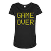 Game Over Maternity Scoop Neck T-shirt
