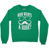 who wants to ride Crewneck Sweatshirt