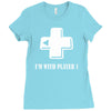 i'm with player Ladies Fitted T-Shirt