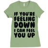 new rude birthday present Ladies Fitted T-Shirt