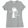 don not blink Ladies Fitted T-Shirt