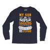 My Son Is Super Awesome His Stepdad Long Sleeve Shirts