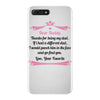 Dear Daddy, Thanks for Being my Dad Baby Boy Letter to Father iPhone 7 Plus Case
