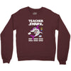Teacher Shark Doo Crewneck Sweatshirt