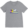 unicorn beach V-Neck Tee
