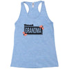 blessed grandma with flower Racerback Tank
