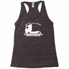 stolzer lkw fahrer trucker disponent Racerback Tank