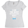 I Am The Best Mother's Day Gift Ever Boy Women's Triblend Scoop T-shirt