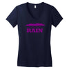 rain Women's V-Neck T-Shirt