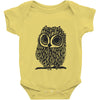 owl on athletic Baby Onesie