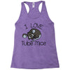 love tube mice Racerback Tank