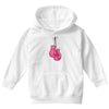 boxing gloves breast cancer Youth Hoodie
