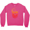 skull gradient Crewneck Sweatshirt