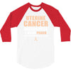 Uterine Cancer Awareness I Wear Peach For Some Special To Me 3/4 Sleeve Shirt