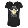 angel pug [converted] Maternity Scoop Neck T-shirt