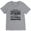 i am too emotionally attached to fictional characters V-Neck Tee