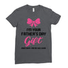 I'm Your Father's Day Gift Mom Says You're Welcome Baby Girl Ladies Fitted T-Shirt