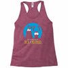 tick and arthur Racerback Tank