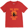 wine witch! V-Neck Tee