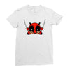 deadpool cartoon Ladies Fitted T-Shirt
