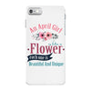 An April Girl Like AFlowers iPhone 7 Case