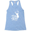trophy wife deer Racerback Tank