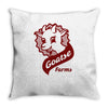 goatse farms Throw Pillow