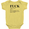 Fuck verb Infant Clothing