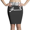 infidel t shirt  english retro cool Pencil Skirts