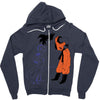 goku vs freeza 2 Zipper Hoodie