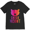 CHECK MEOWT CAT V-Neck Tee