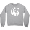 panda bear sticker vinyl decal   cute animal art car window bumper Crewneck Sweatshirt