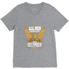All Men Are Created Equal But Only The Best Are Born In December V-Neck Tee