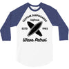 wave patrol 3/4 Sleeve Shirt
