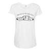 Take Me To The Safe Zone Maternity Scoop Neck T-shirt