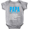 Papa Noun Definition Baby Onesie