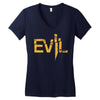 evil Women's V-Neck T-Shirt