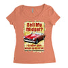 sell midget ideal christmas gift or present Women's Triblend Scoop T-shirt