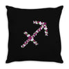 violet sagitarius Throw Pillow
