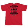 Super Cool Nana Of A Freaking Awesome Grandson Toddler T-shirt
