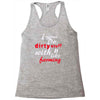 dirty stuff cool Racerback Tank