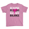 Reading Yoga Wine Balance Youth Tee