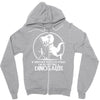 if history repeats i'm getting a dinosaur Zipper Hoodie