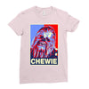 chewbacca poster, ideal gift or birthday present Ladies Fitted T-Shirt