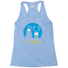 tick and arthur Racerback Tank