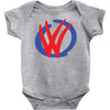 mod vw volkswagen dub logo Baby Onesie