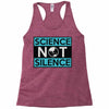 science not silence Racerback Tank